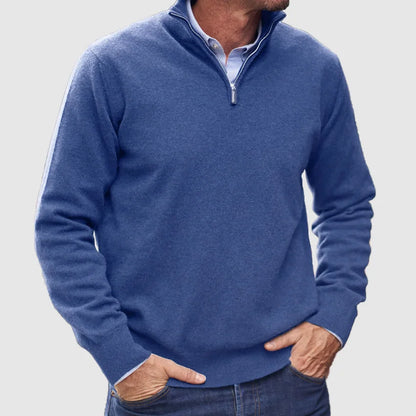 Classic Crew Neck Cashmere Men's Sweater