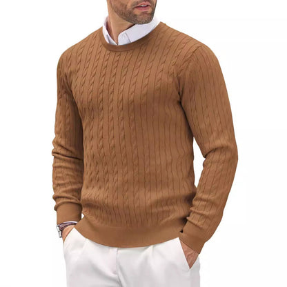 Men's Classic Fit Premium Crew Neck Pullover Sweater