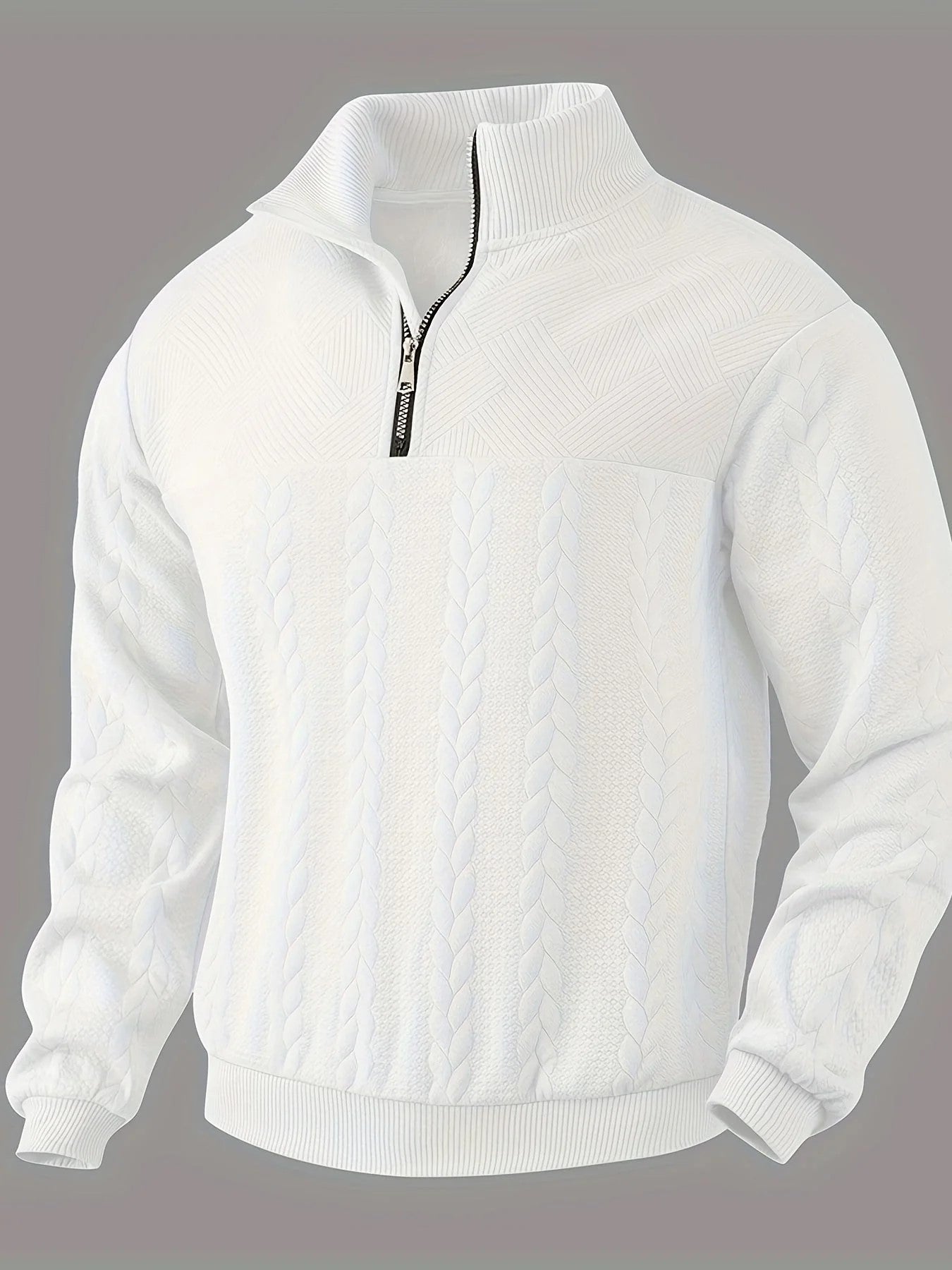Cozy Mens Thick Knit Winter Sweater - OutfitLondon