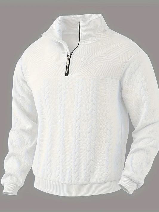 Cozy Mens Thick Knit Winter Sweater - OutfitLondon
