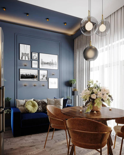 Sleek Glass Metal Pendant Light Fixture