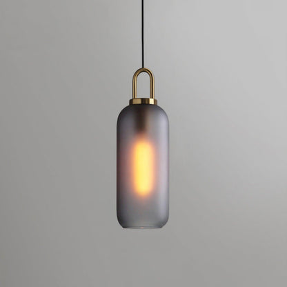 Sleek Glass Metal Pendant Light Fixture