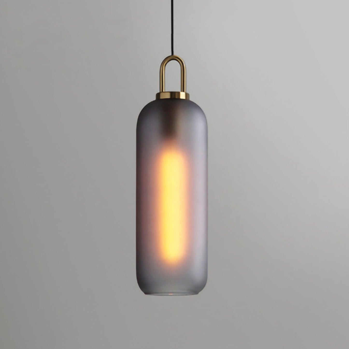 Sleek Glass Metal Pendant Light Fixture