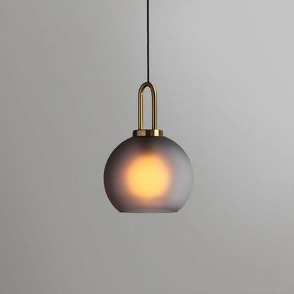 Sleek Glass Metal Pendant Light Fixture
