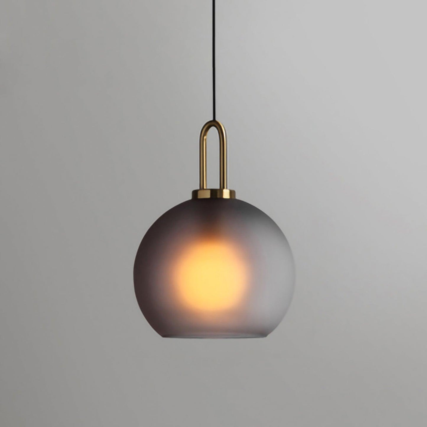 Sleek Glass Metal Pendant Light Fixture