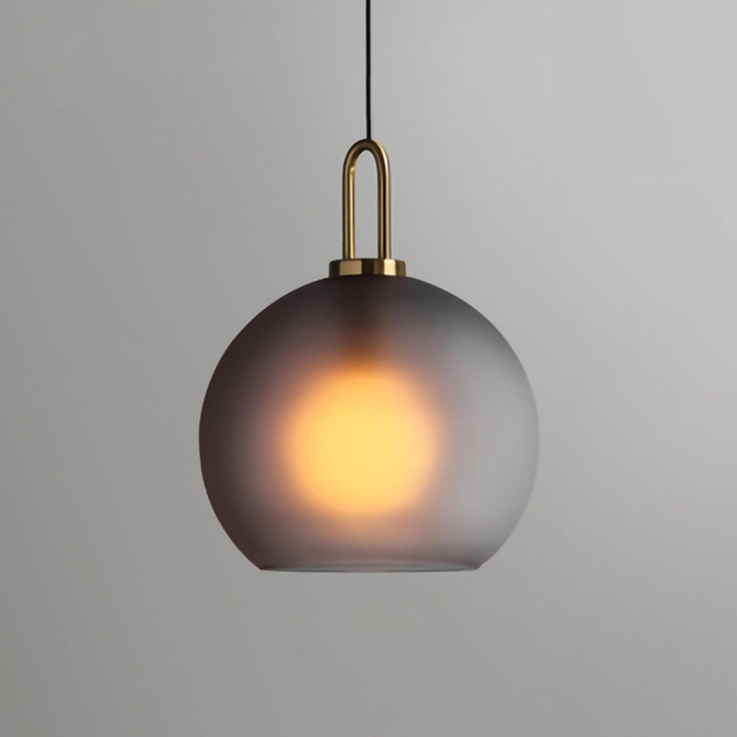 Sleek Glass Metal Pendant Light Fixture