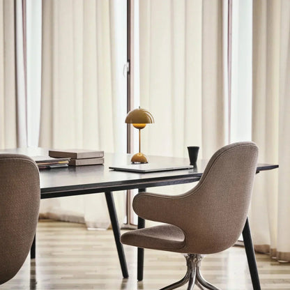 Sleek Round Wireless LED Desk Light