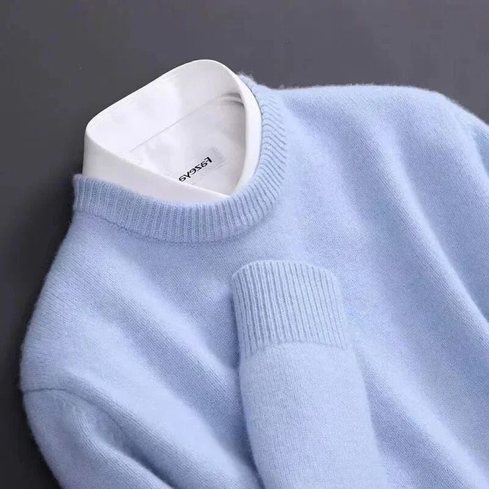 Relaxed Fit Men's Cashmere Sweater