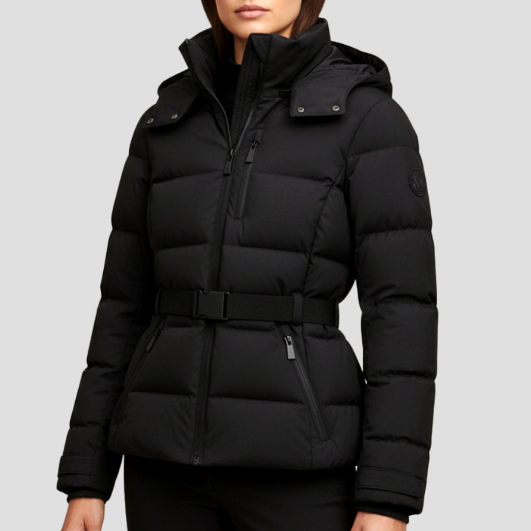 Ladies' Lightweight Hooded Short Down Jacket - OutfitLondon