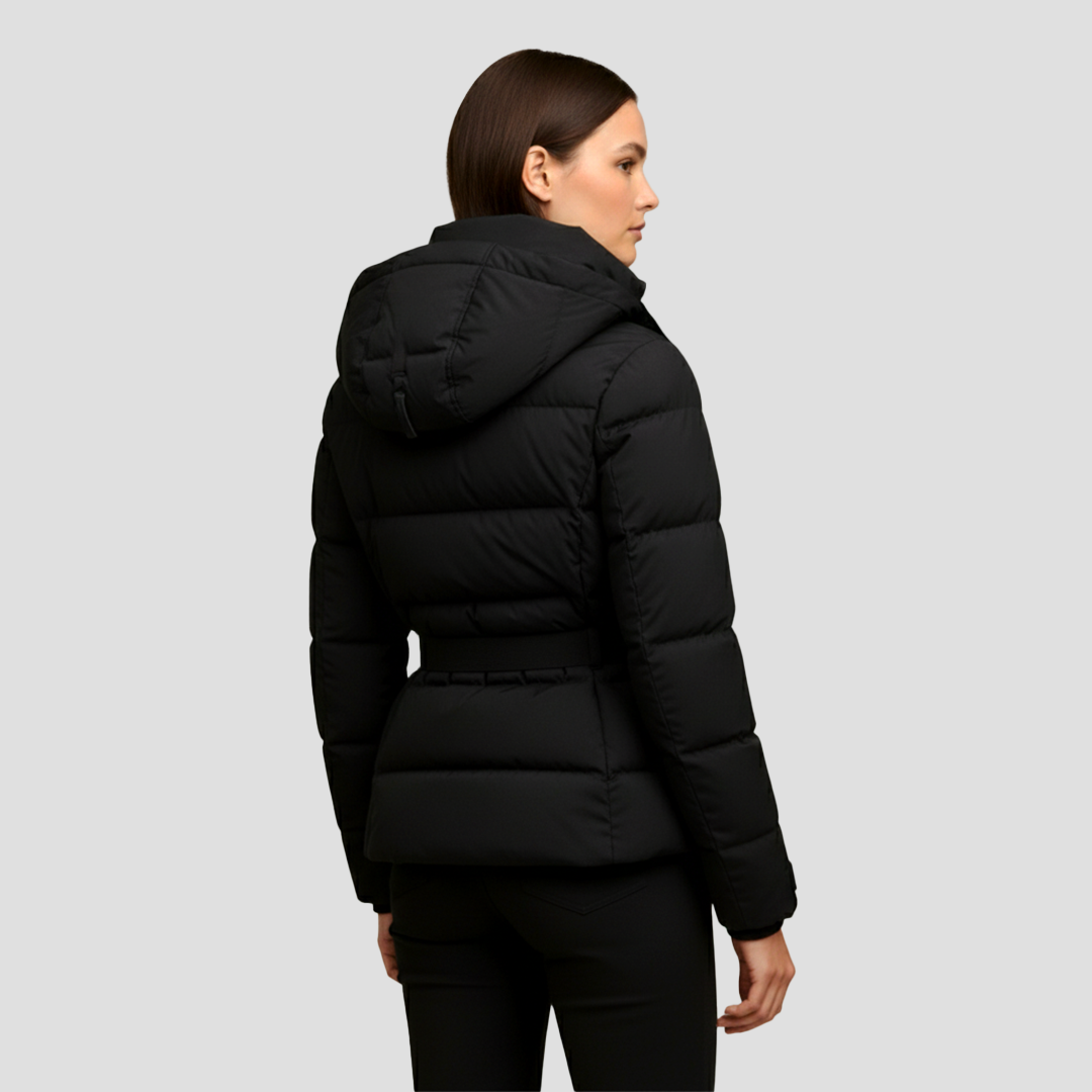 Ladies' Lightweight Hooded Short Down Jacket