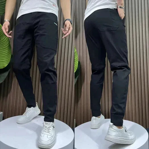 Relaxed Fit Khaki Cargo Pants for Men - OutfitLondon
