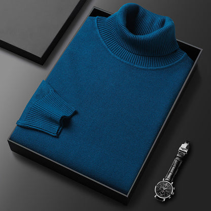 Men's Cashmere Cotton Turtleneck Sweater