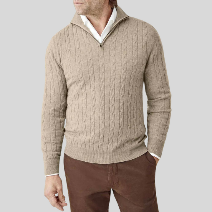 Luxury Soft Men's Cashmere Pullover Sweatshirt