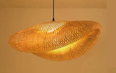Rustic Bamboo Hanging Lamp