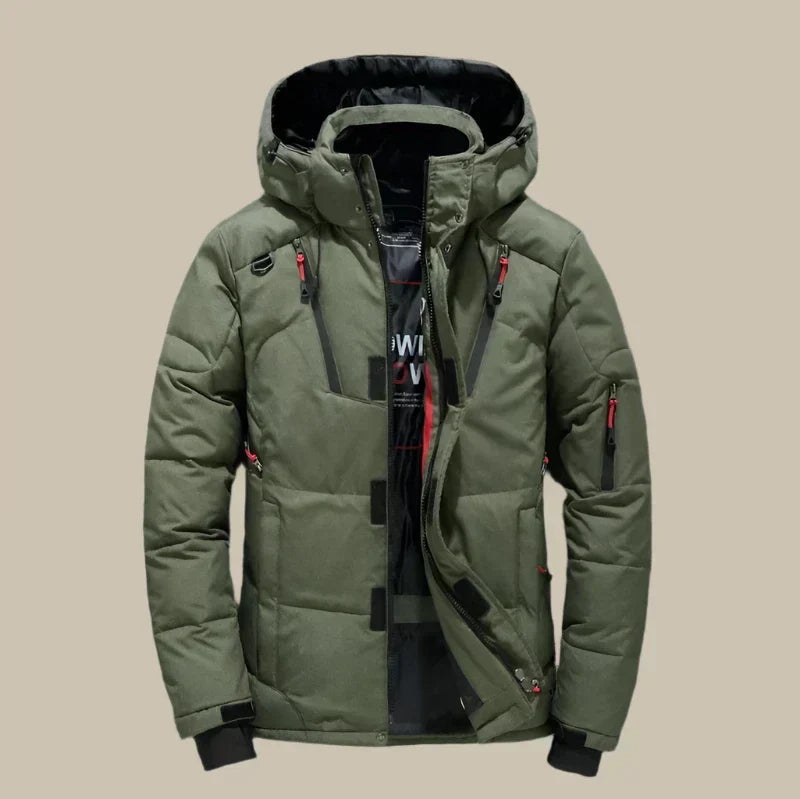 Thermal Insulated Padded Hooded Winter Coat