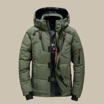 Thermal Insulated Padded Hooded Winter Coat