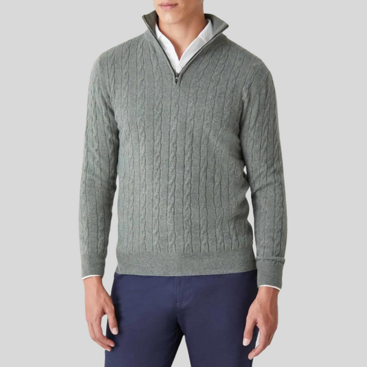 Luxury Soft Men's Cashmere Pullover Sweatshirt