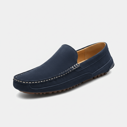 Comfortable Slip-On Driving Shoes with Rubber Sole