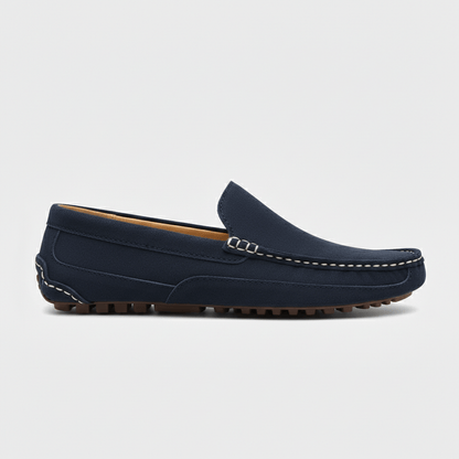 Comfortable Slip-On Driving Shoes with Rubber Sole