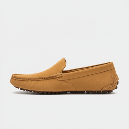 Comfortable Slip-On Driving Shoes with Rubber Sole