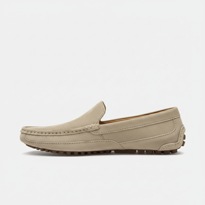 Comfortable Slip-On Driving Shoes with Rubber Sole