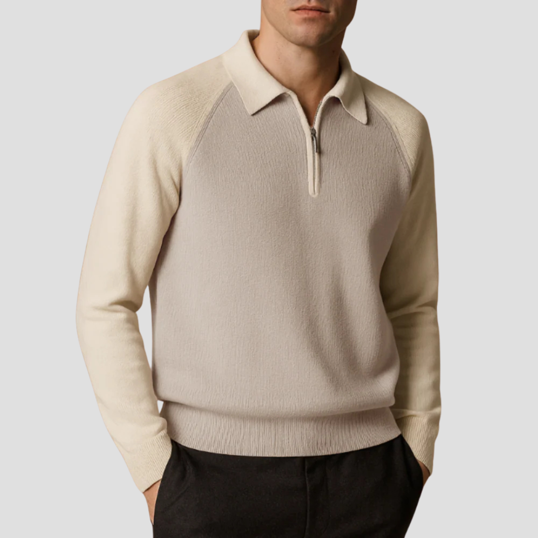 Classic Fit Men's Polo Sweater - OutfitLondon