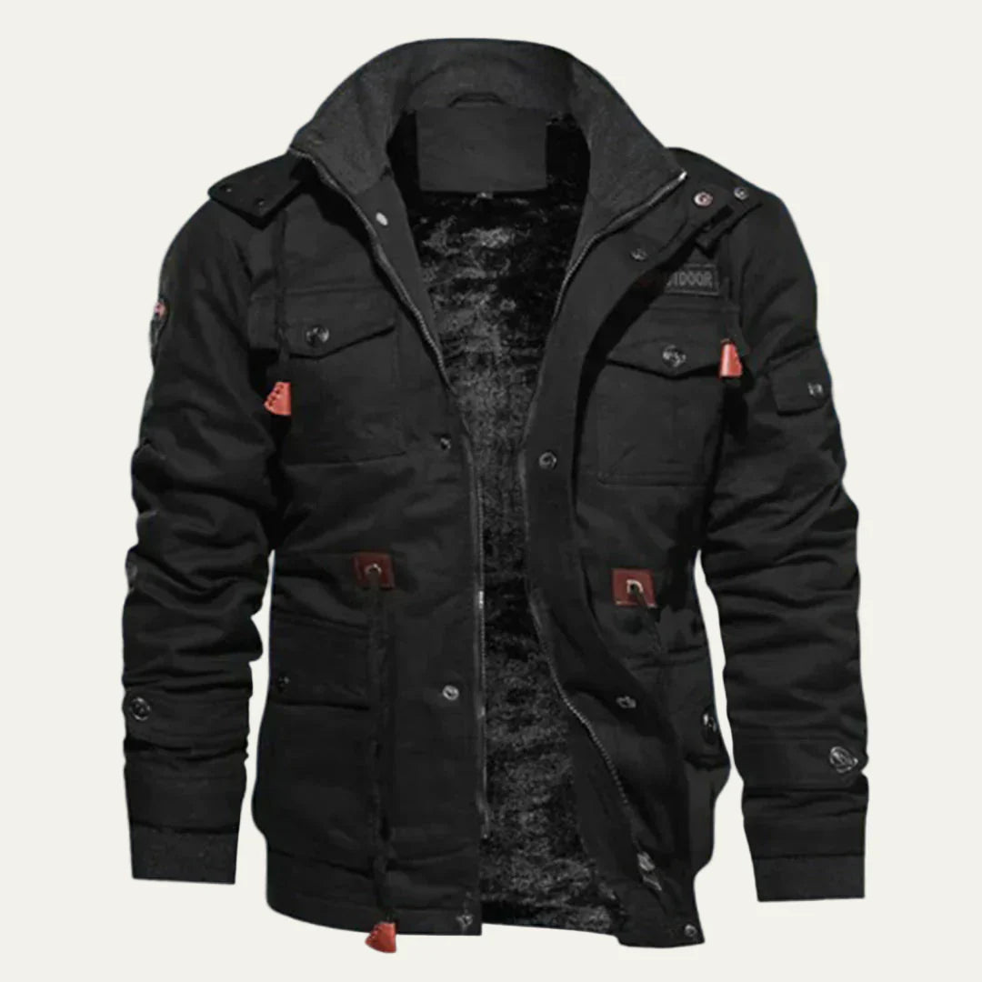 Warm Waterproof Tactical Parka with Multiple Pockets - OutfitLondon