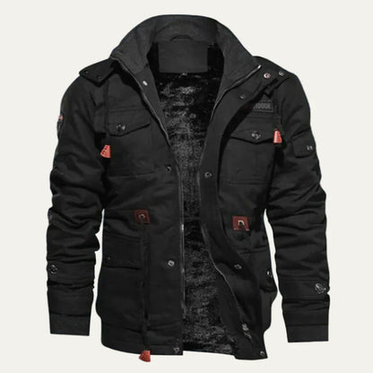 Warm Waterproof Tactical Parka with Multiple Pockets - OutfitLondon