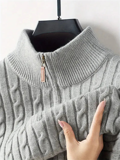 Cozy Zip Up Sweater