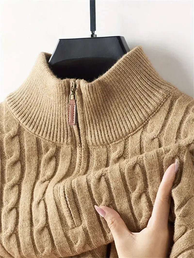 Cozy Zip Up Sweater