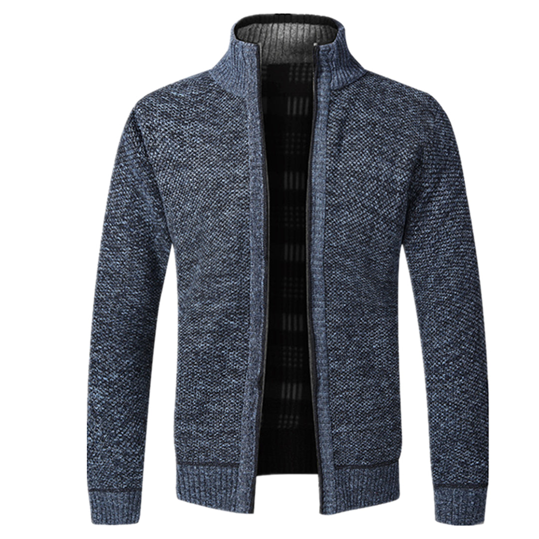 Cozy Long Sleeve Zip Up Sweater Cardigan