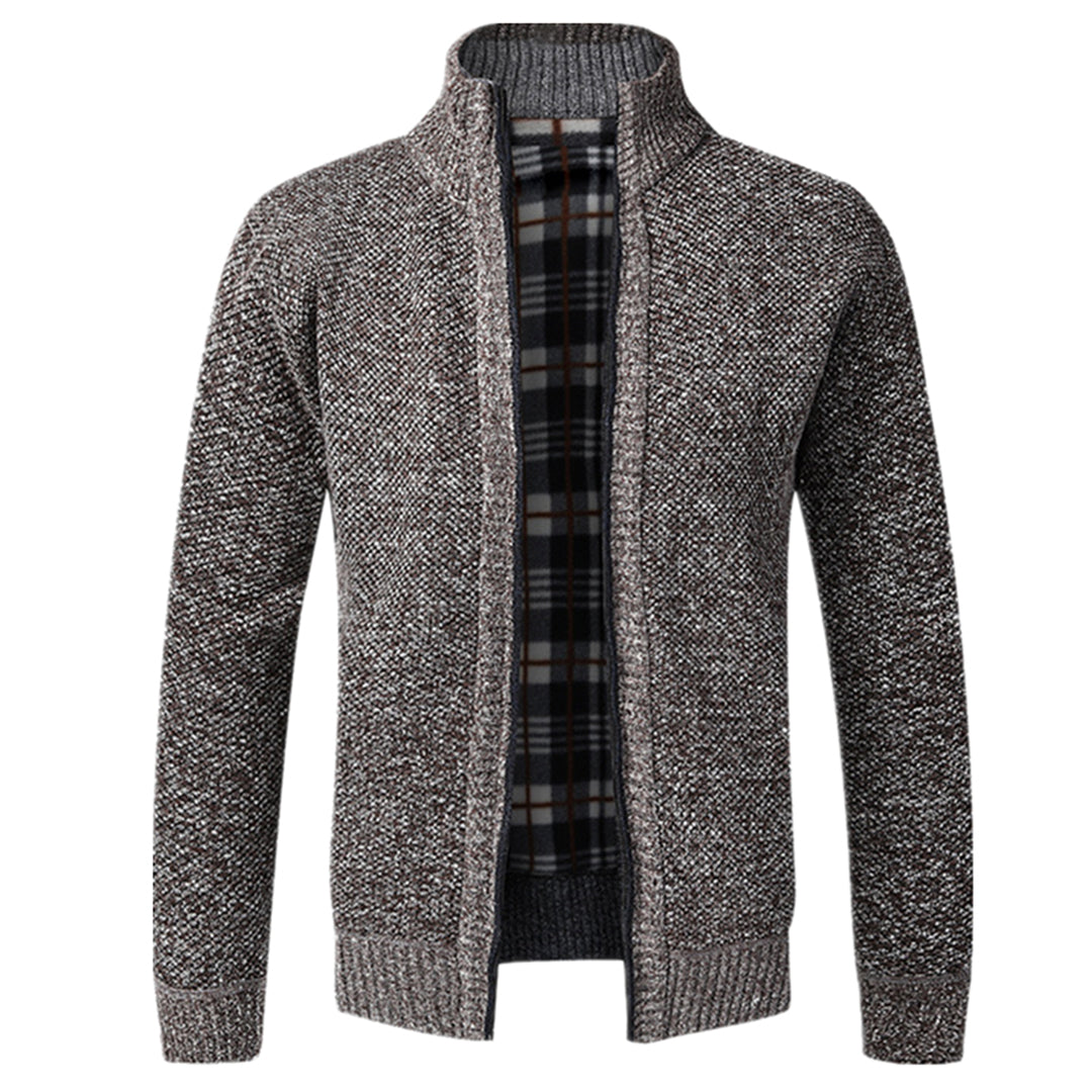 Cozy Long Sleeve Zip Up Sweater Cardigan