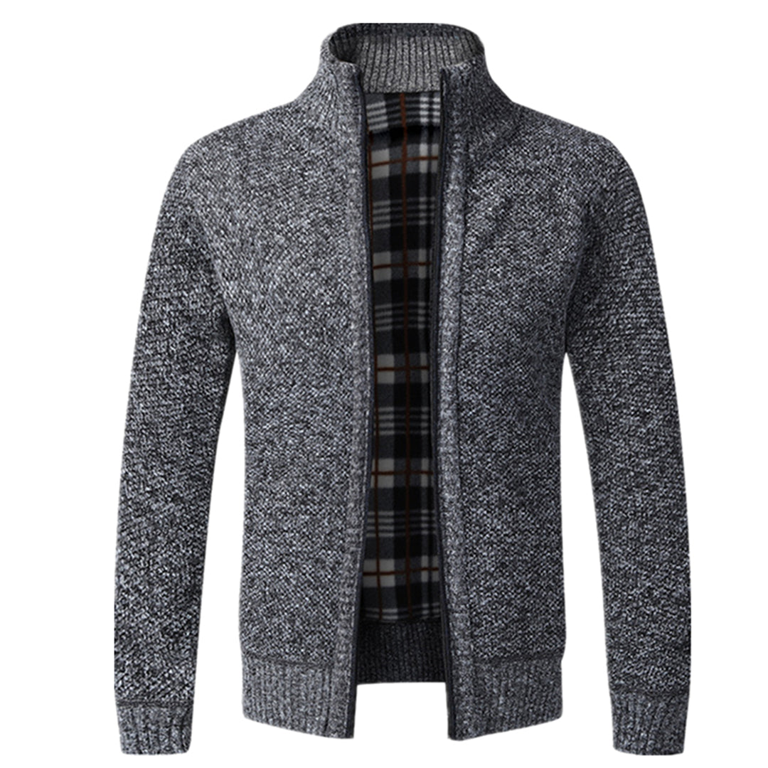 Cozy Long Sleeve Zip Up Sweater Cardigan