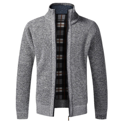 Cozy Long Sleeve Zip Up Sweater Cardigan