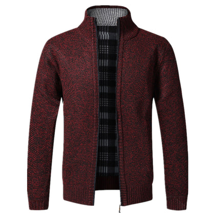 Cozy Long Sleeve Zip Up Sweater Cardigan