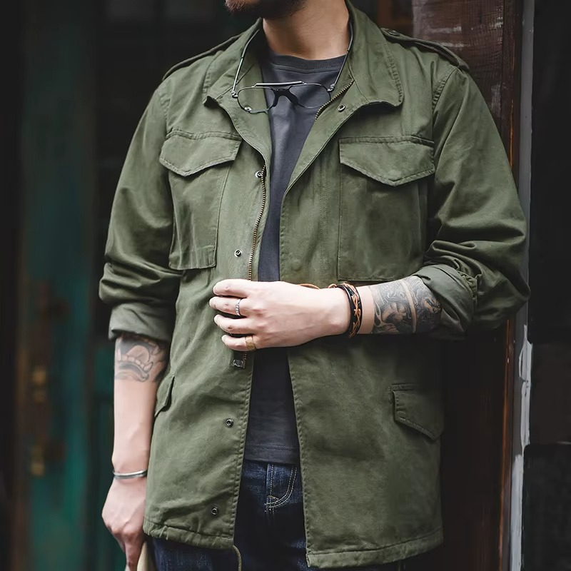 Durable Mens Rain Work Coat - OutfitLondon