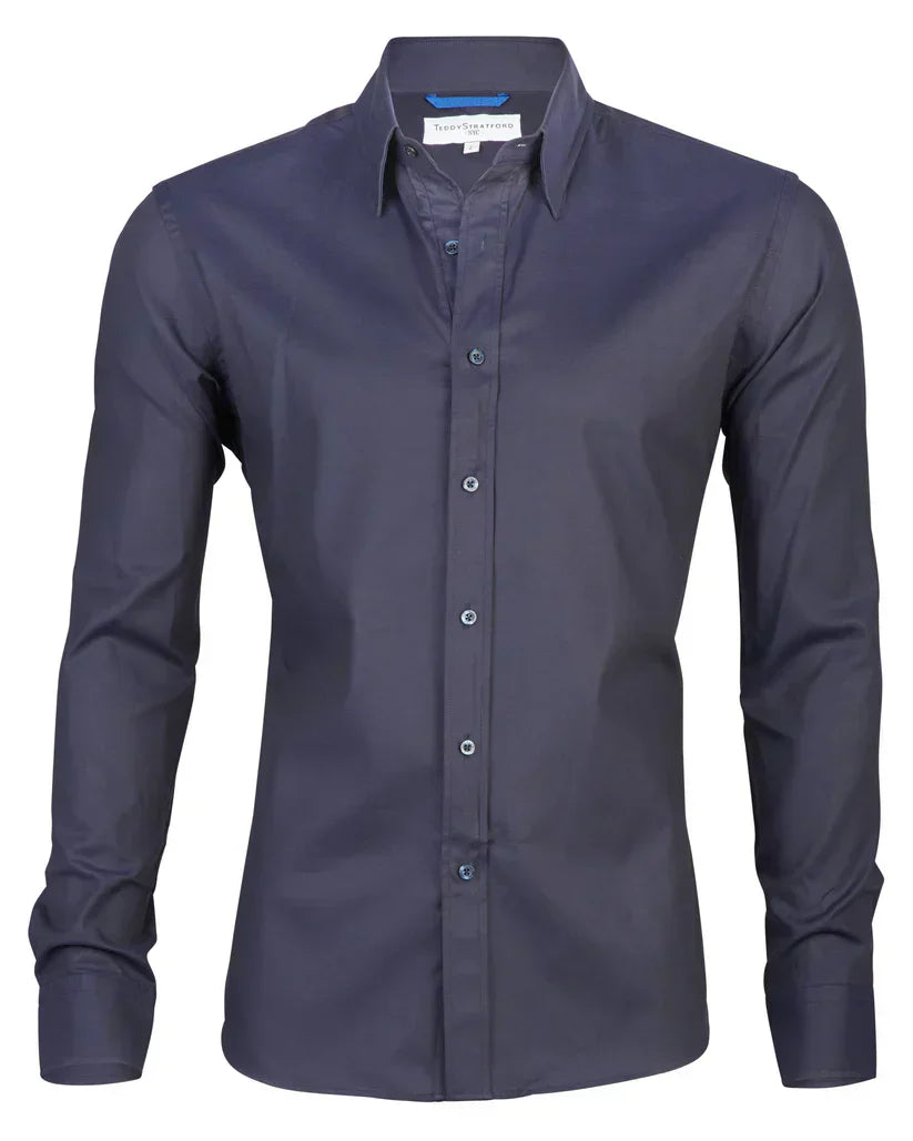 Casual zip-up mens shirt