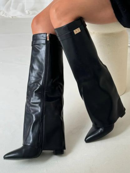 Trendy High Knee Fashion Boots