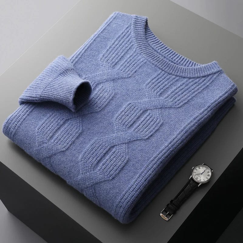 Traditional Crew Neck Warm Sweater - OutfitLondon