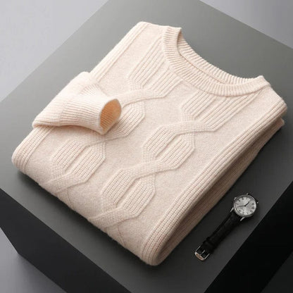 Traditional Crew Neck Warm Sweater