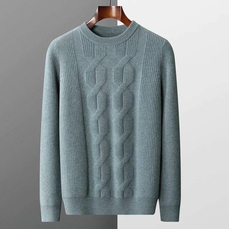 Traditional Crew Neck Warm Sweater