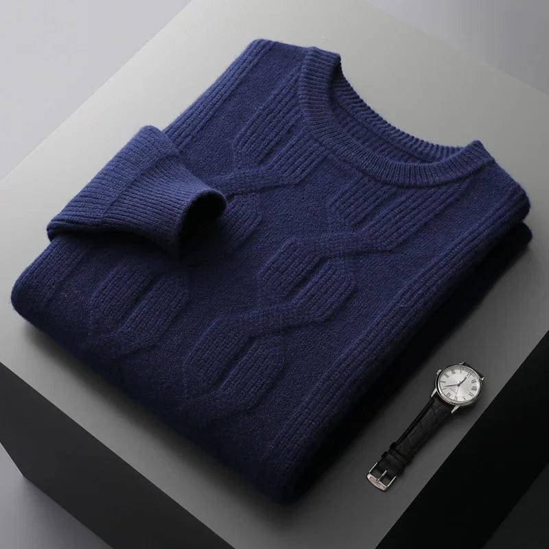 Traditional Crew Neck Warm Sweater