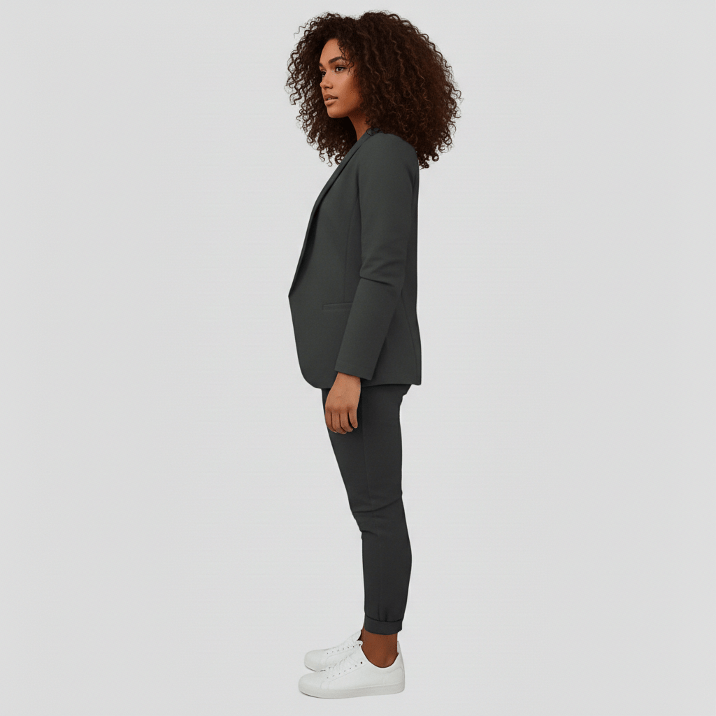 Women's 2 Piece Suit Blazer and Pants Set