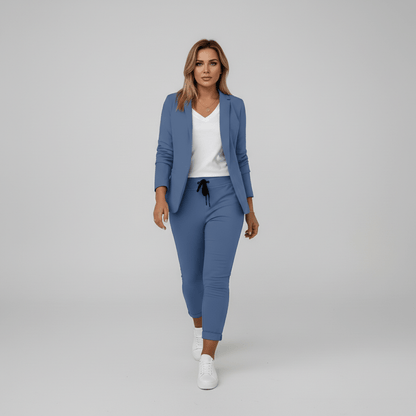 Women's 2 Piece Suit Blazer and Pants Set