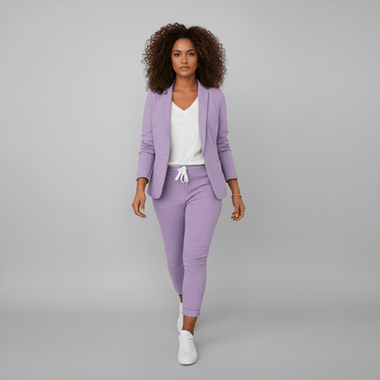 Women's 2 Piece Suit Blazer and Pants Set