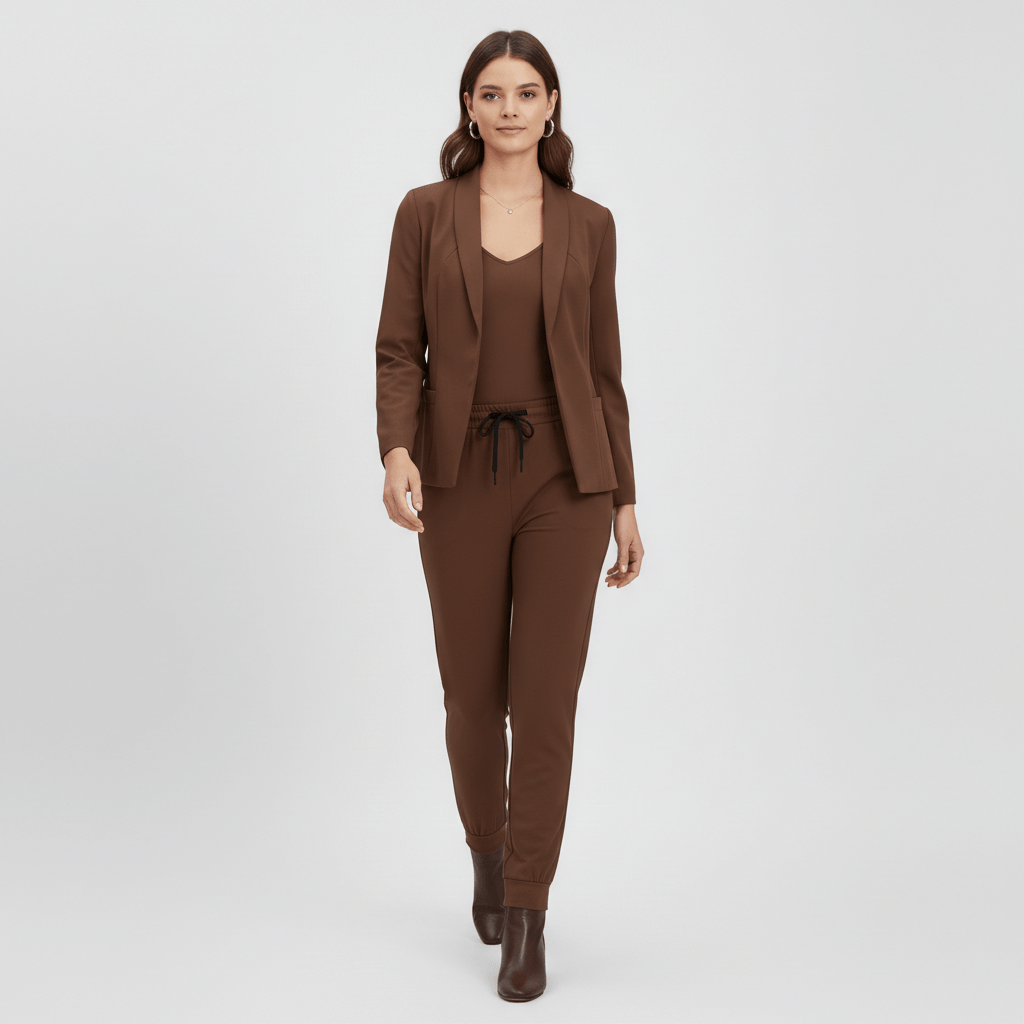 Women's 2 Piece Suit Blazer and Pants Set