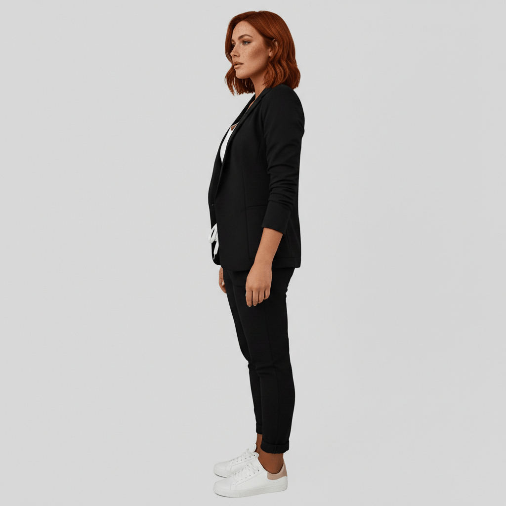 Women's 2 Piece Suit Blazer and Pants Set