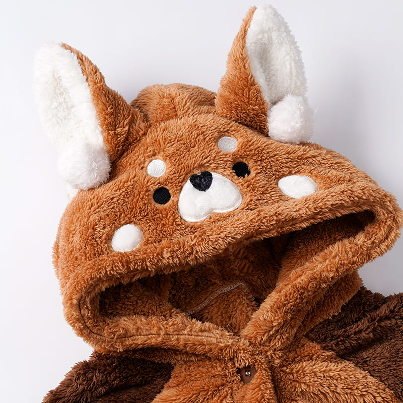 Soft Plush Red Panda Pajamas for Kids Sleepwear
