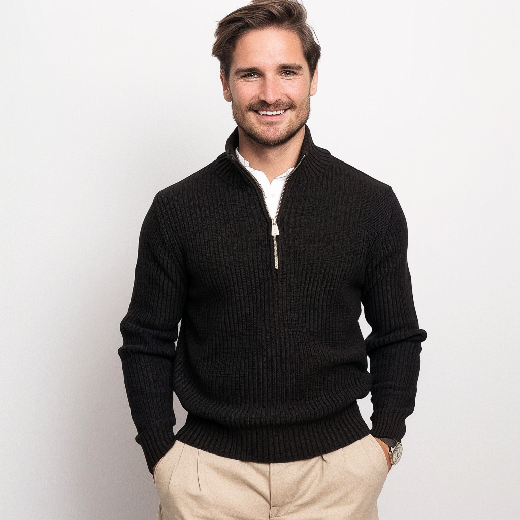 Comfortable Mens Traditional Crew Sweater