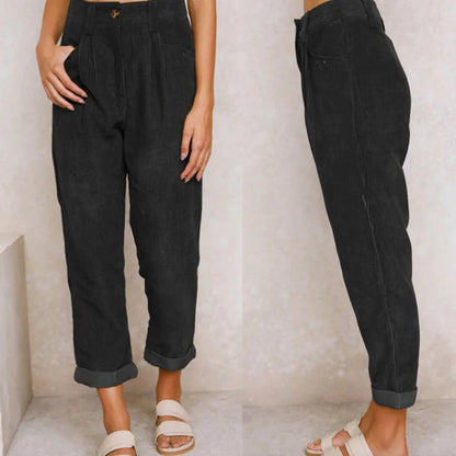 Women's High-Waisted Winter Trousers
